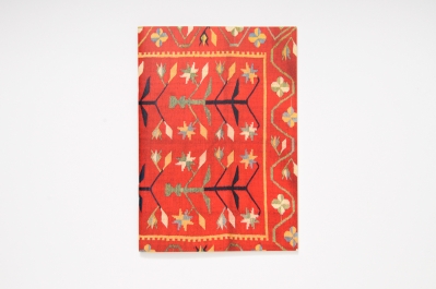 Colouring Notebook with Kilim Pattern