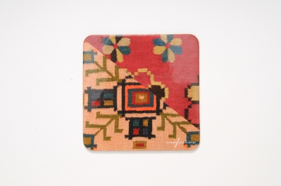 Coaster with Kilim Pattern I