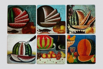 Coaster set «Watermelons»